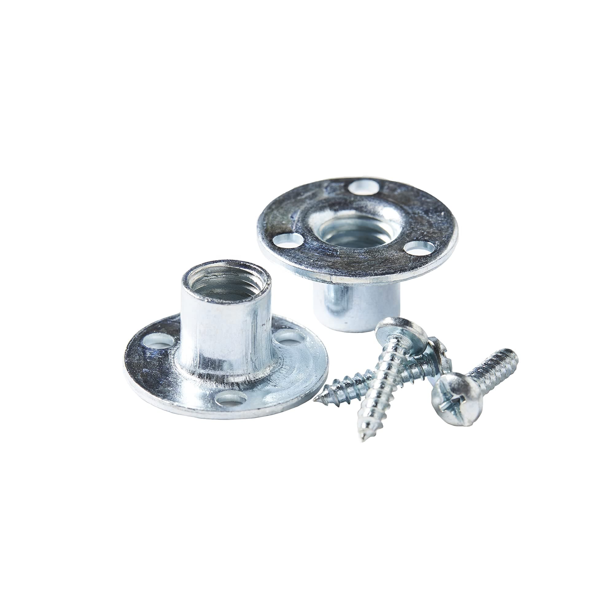 Escape Climbing 100 Pack Screw-in T-Nuts | Durable Steel Hardware for Rock Climbing Holds | Easy Installation with Screws Included