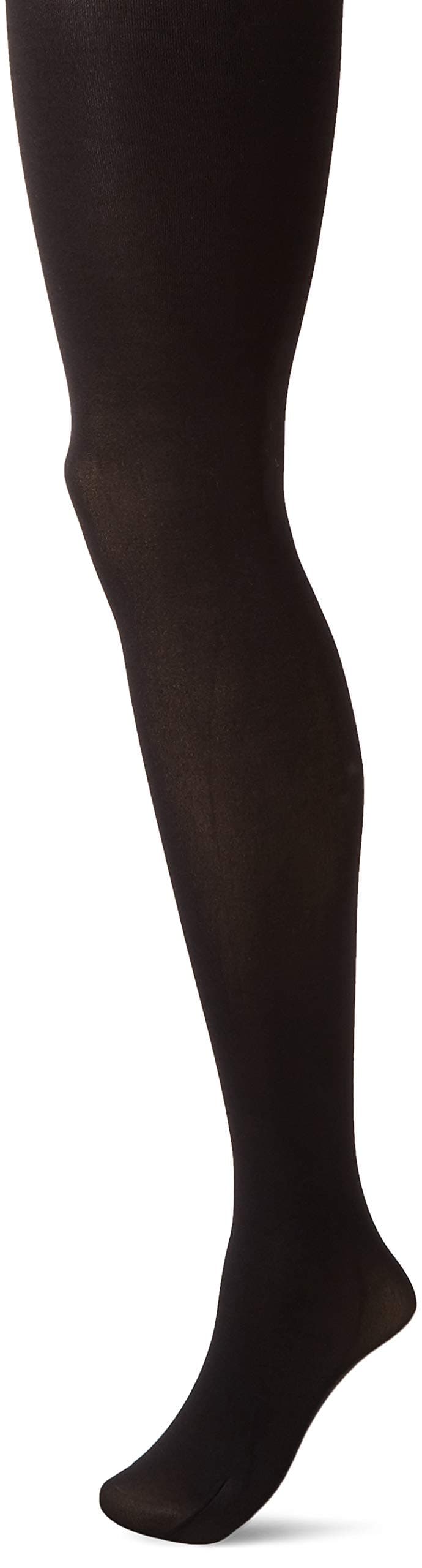 Script Blackout Tights with X-Temp Technology, Control Top, Sheer Toe, Black