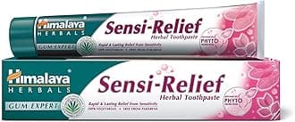 Himalaya Since 1930 Sensi-Relief Herbal Toothpaste Gives Rapid and Lasting Relief from Sensitivity - 100ml