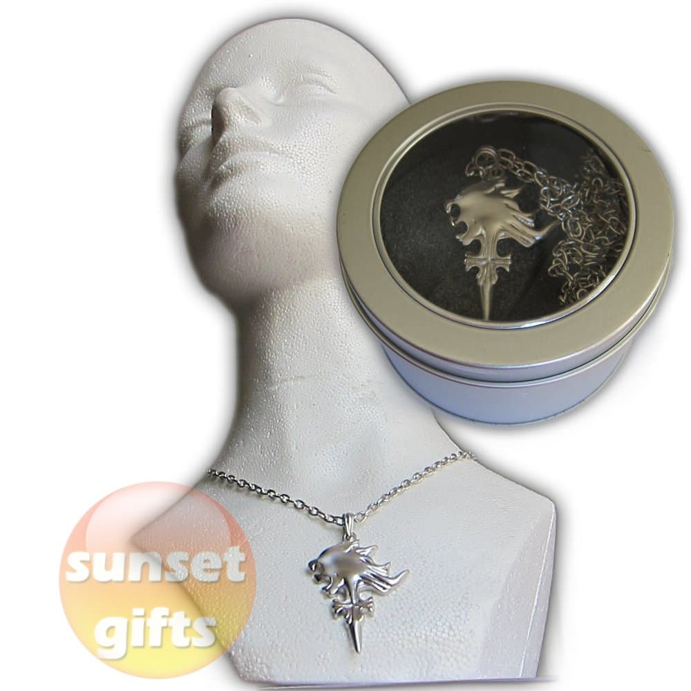 Final Fantasy VII Grievers necklace in special display case