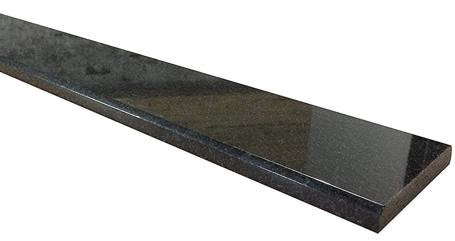 Absolute Black Italian Granite Threshold - Size 36 x 4 inch - Polished