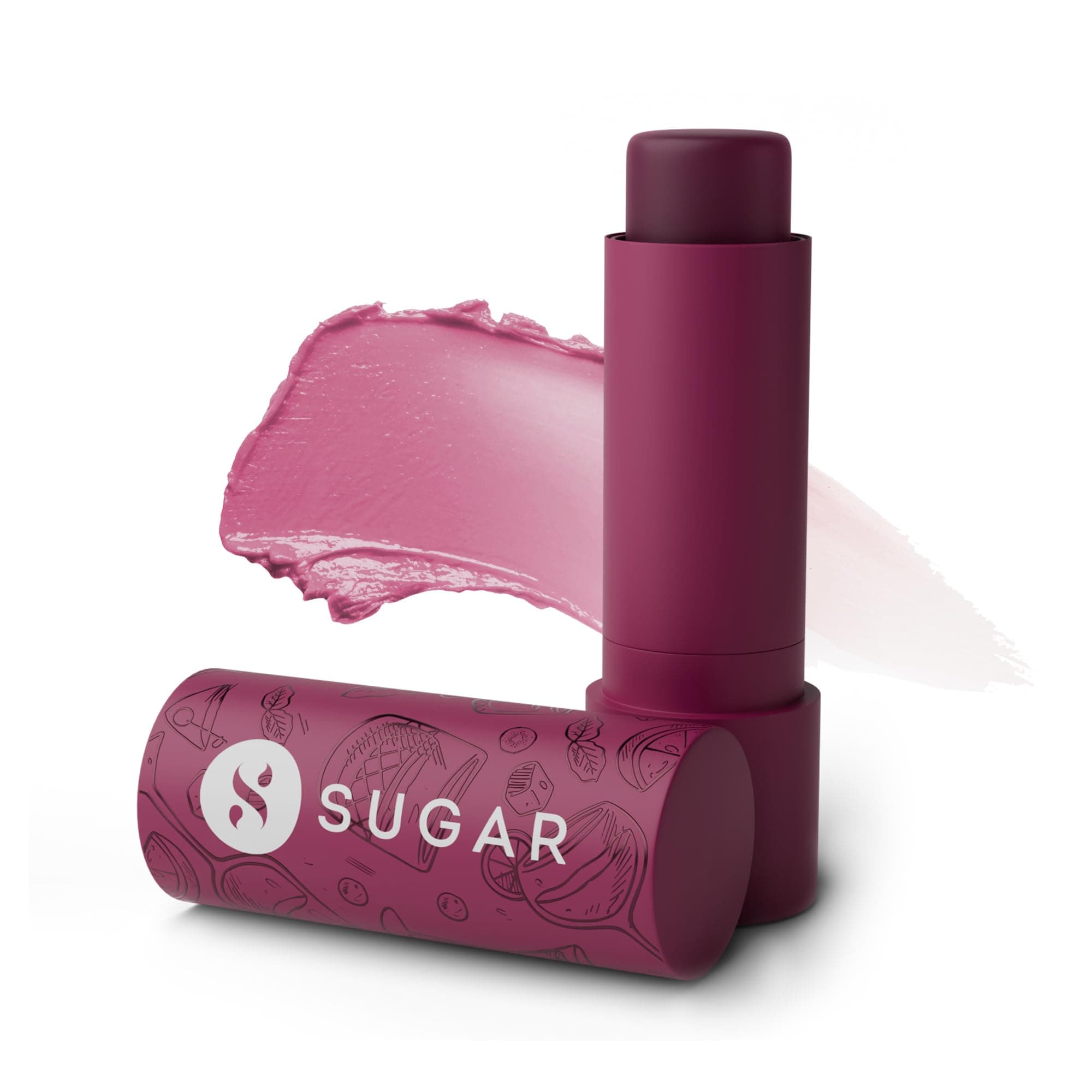 Tipsy Lips Moisturing Balm with Vitamin E, Shea Butter and Jojoba Oil | Tinted Lip Balm with SPF | Lip Protection & Nourishment | 4.5gm - 07 Bramble