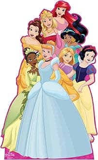 Cardboard People Princess Collage Life Size Cardboard Cutout Standup - Disney