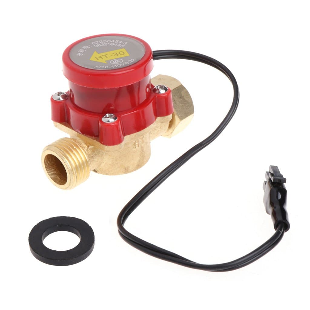 ZChun G1 2 Socket to G1 2 Circulation Water Flow Sensor Protect Switch for CO2 Laser Engraving