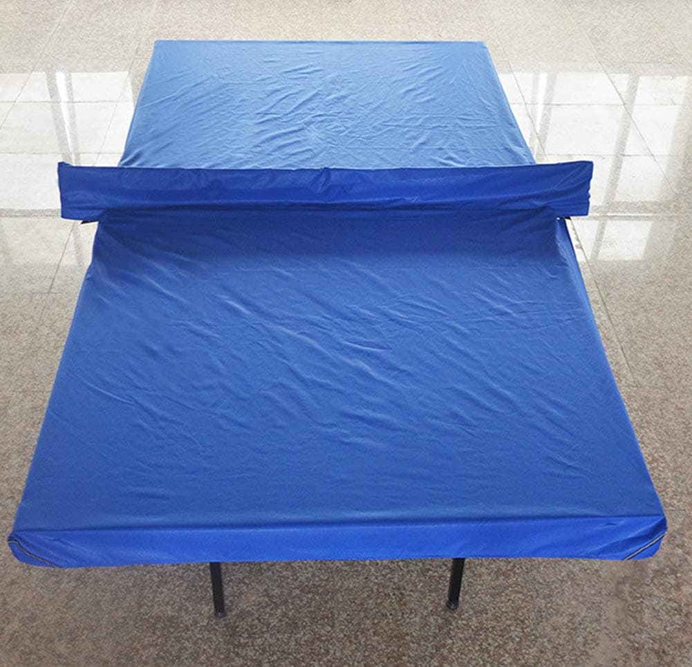 CHAOFANWeatherproof Standard Table Tennis Table Cover,Dust-Proof Protective Ping Pong Table Blue Cover for Outdoor or Indoor