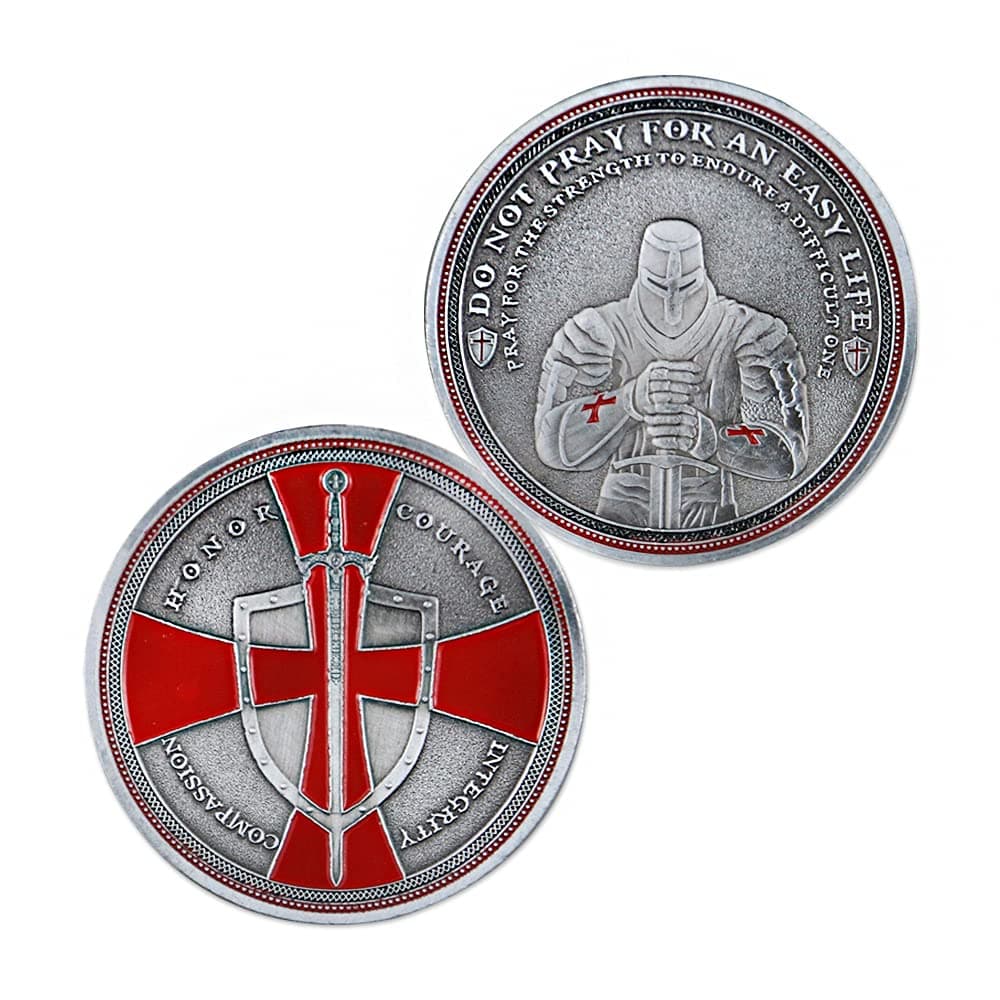 The Knights Templar Challenge Coin