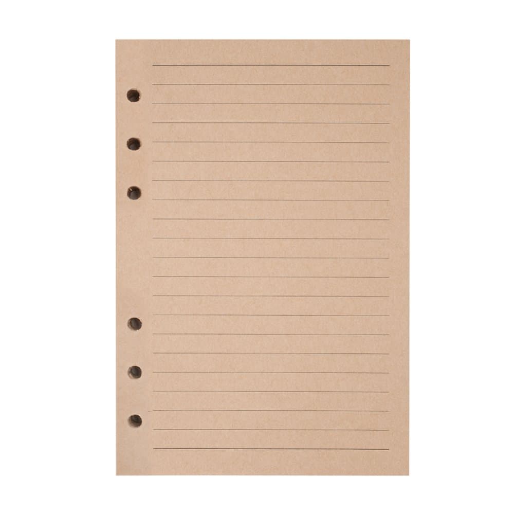 Refills Lined Paper, MALEDEN Refillable A6 Paper for 5x7 Journal Notebook Inserts 200 Lined Pages