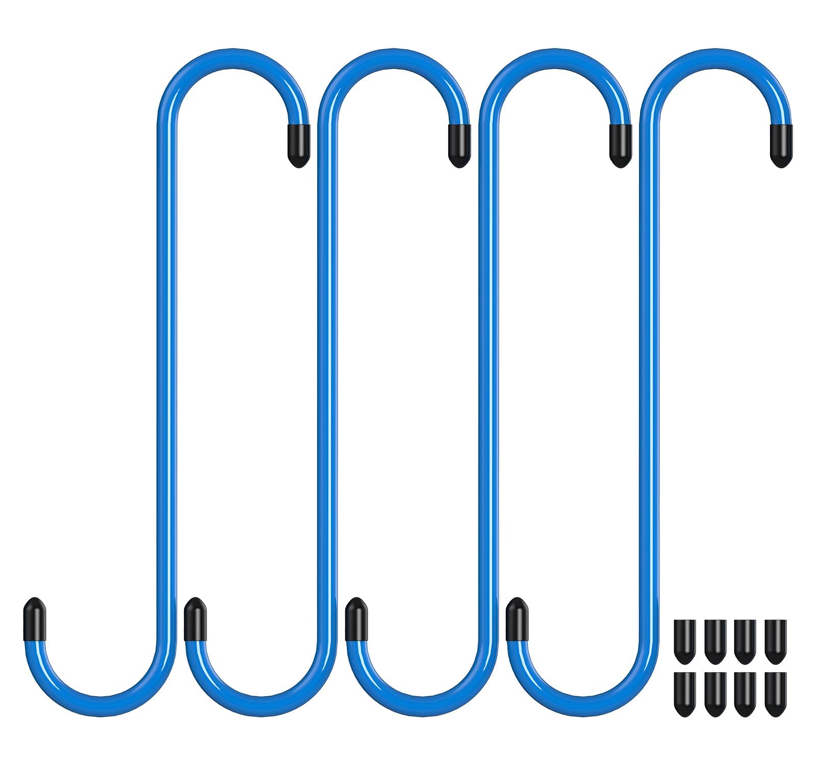 4 Pcs Brake Caliper Hangers Brake Caliper Hooks with Rubber Tips Automotive Tool for Braking, Bearing, Axle and Suspension Work