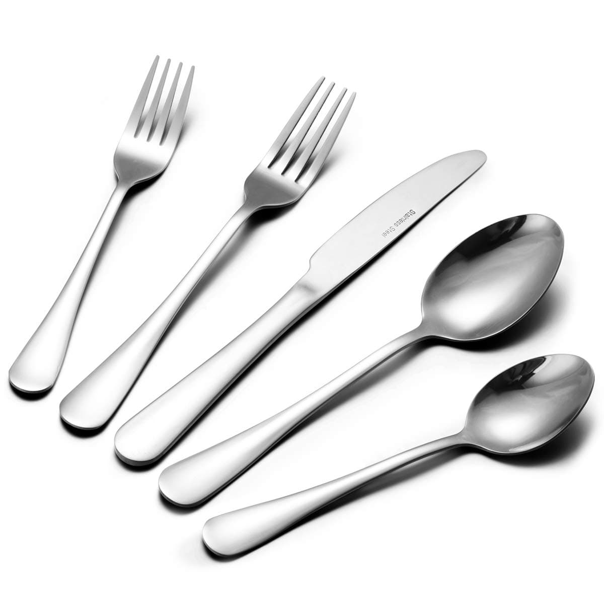 60-Piece Silverware Flatware Cutlery Set, Estmoon Stainless Steel Silverware Tableware Utensils, Knives Forks Spoons for Dessert & Dinner, Mirror Polished, Dishwasher Safe