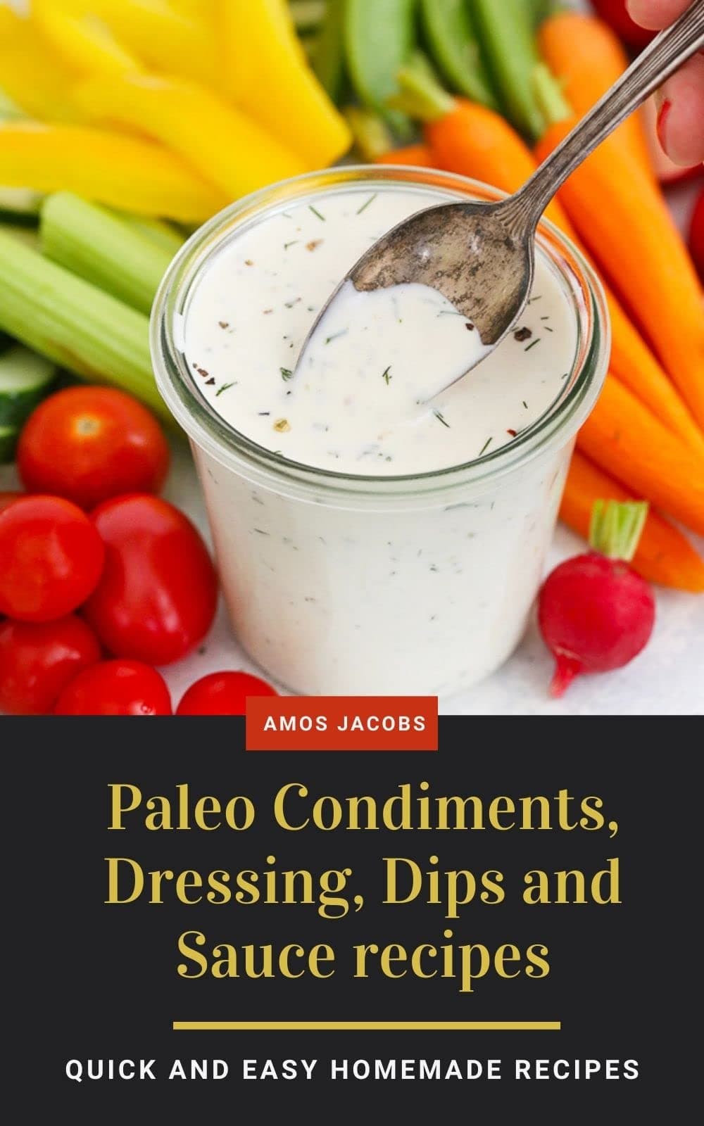 Paleo Condiments, Dressing, Dips and Sauce Recipes: Quick and Easy Homemade recipes