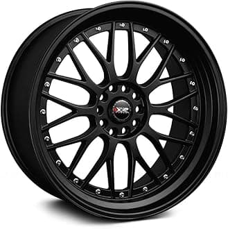 WHEELS 521 17 X 7 BOLT PATERN 5-100/5-4.5, Offset: 38 Flat Black 73.1mm Hub bore