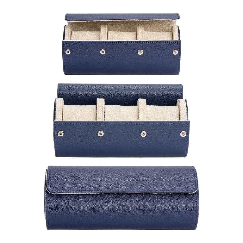 aoixbcuroc Watch Box Packaging Box Three Watches Gift Box Portable Watch Snap Storage Box Watch Organizer case for Men