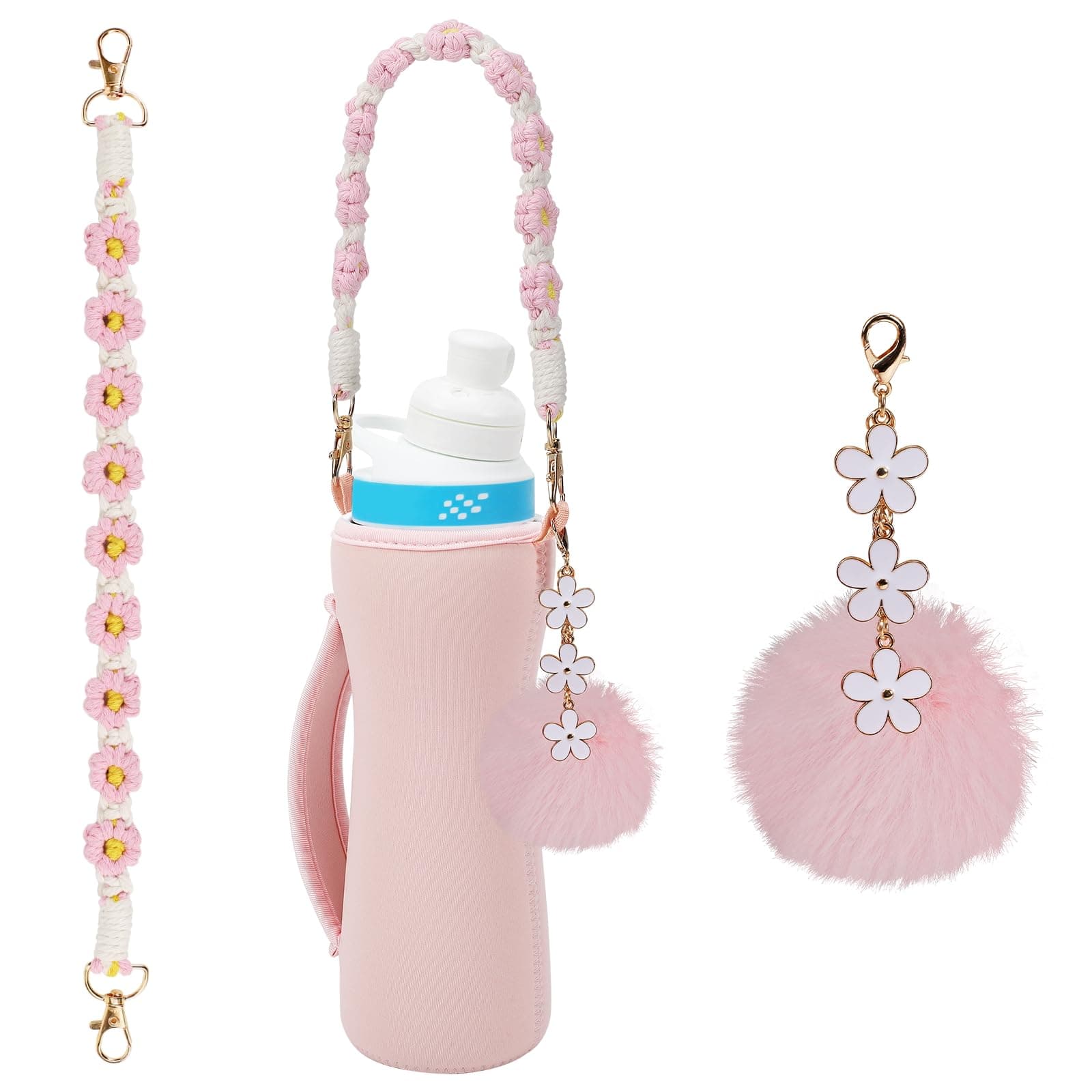 Upgrade Your Hydration Experience with Cirkul Accessories: Sleek Cirkul Water Bottle Sleeve, Stylish Cirkul Charms, Durable Straps, Handy Bottle Handle & More