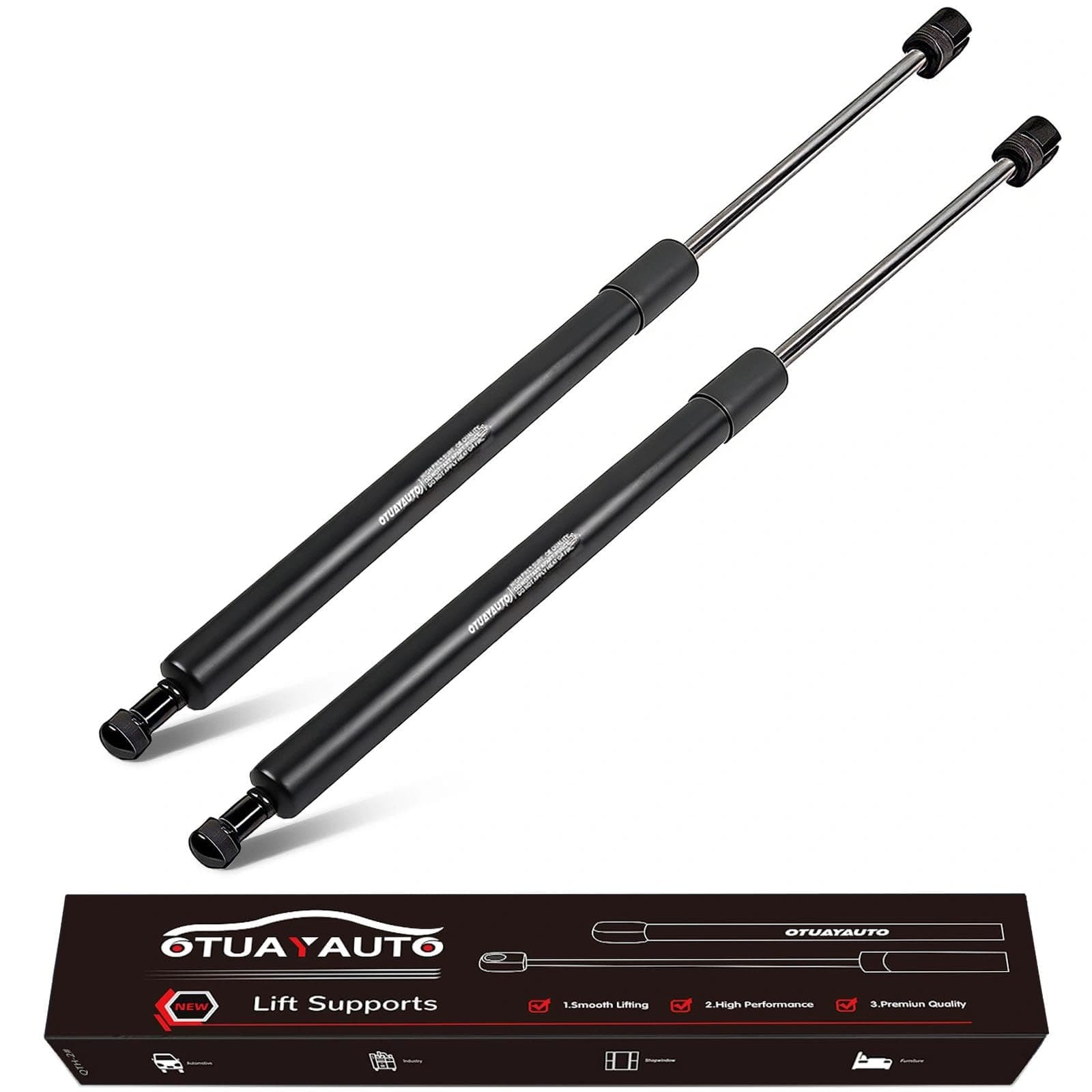 OTUAYAUTO Rear Hatch Struts Lift Supports Replacement for 2010-2015 Lexus RX350, RX450h Liftgate Shocks - OEM# 6756 (Pack of 2)