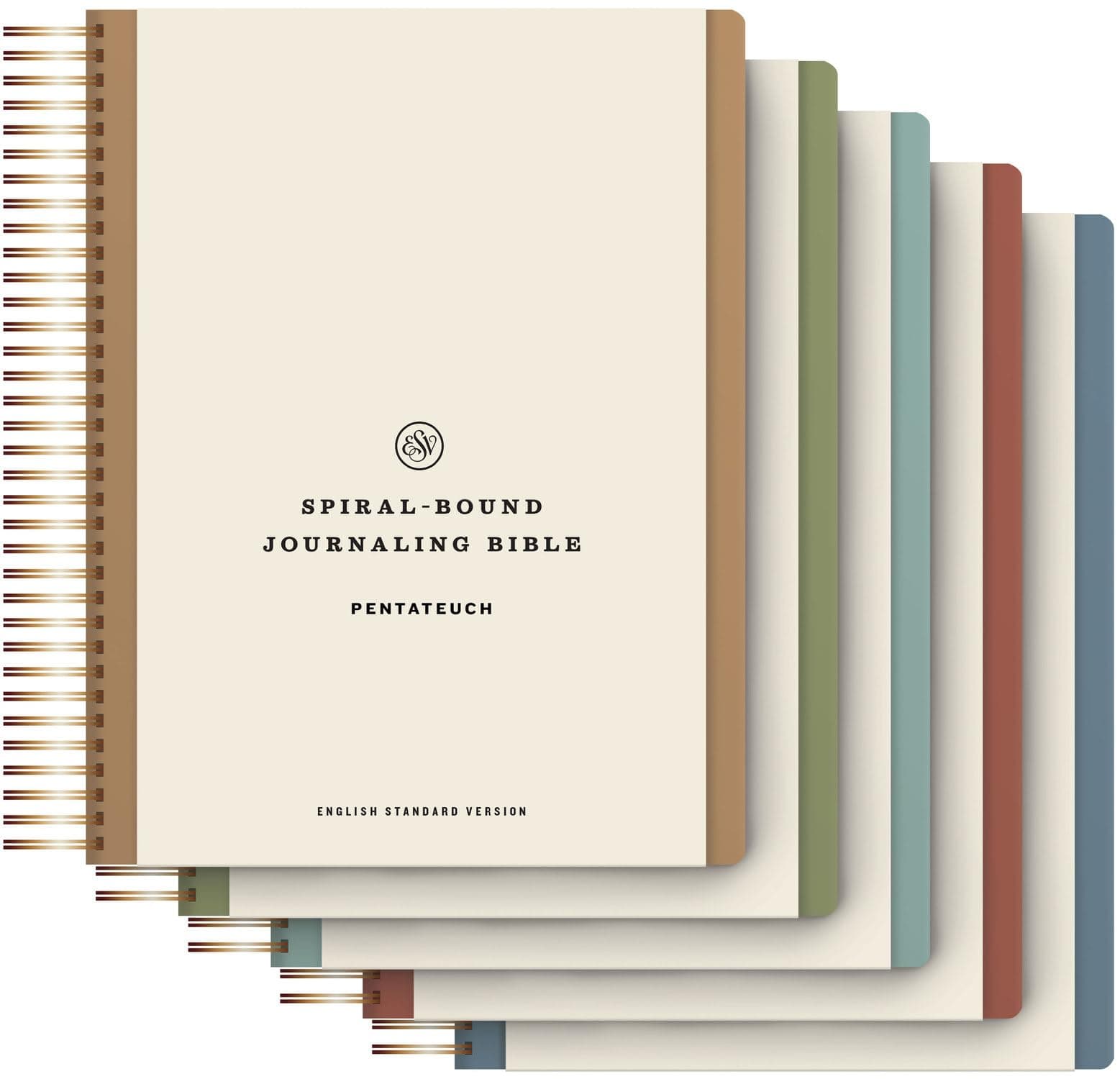 Crossway ESV Spiral-Bound Journaling Bible, Five-Volume Set (Hardcover)