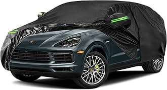 - Waterproof Car Cover Replace for 2009-2025 Porsche Cayenne, 6 Layers All Weather Full Car Covers with Zipper Door & Windproof Bands for Snow Rain Dust Hail Protection (Cayenne)