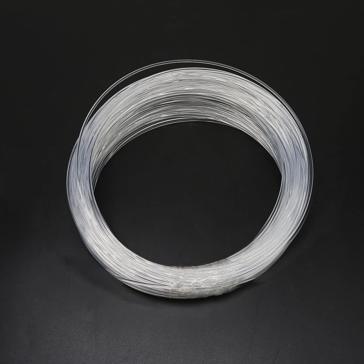 AZIMOM PMMA Plastic 2mm(0.08inch) 50m(164ft) End Glow Fiber Optic Cable Roll for Star Sky Ceiling All Kind Led Light Engine Driver Source