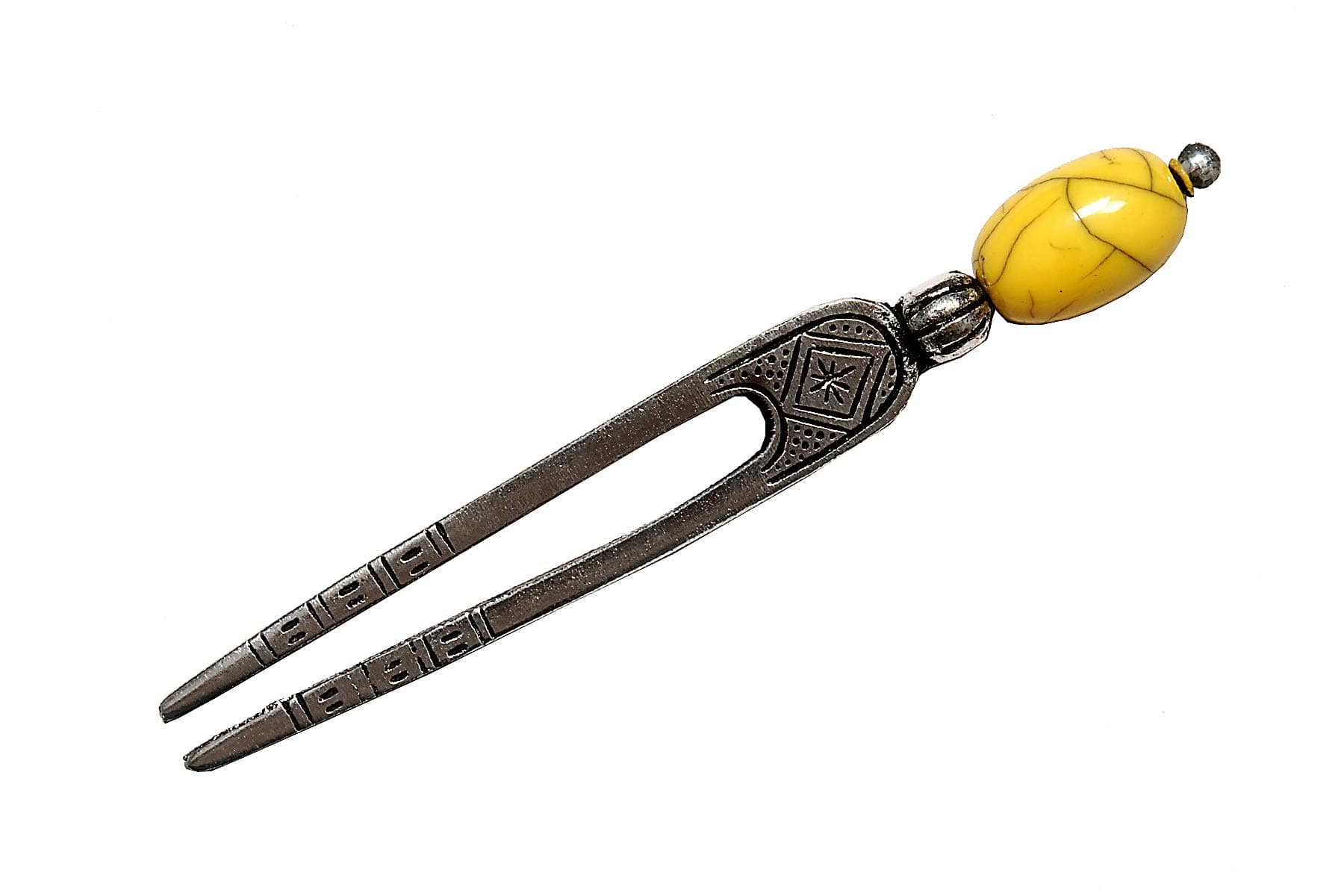 Rambha Unique and Stylish Oxidised German Silver Oxidised German Silver Hairpins and Juda Stick for Women