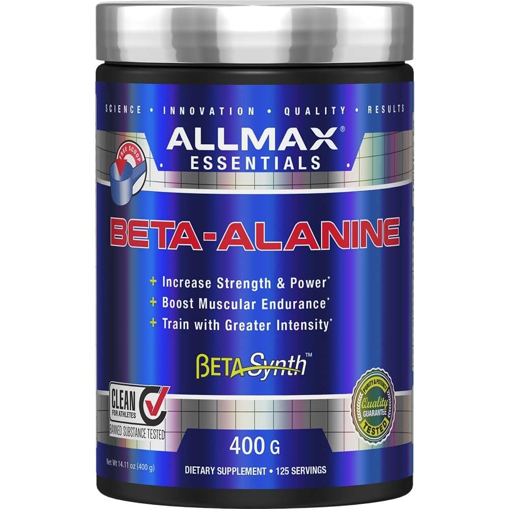 ALLMAX Nutrition Beta-Alanine Powder, Performance Enhancer for Strength & Endurance, 400g (14.11 oz)