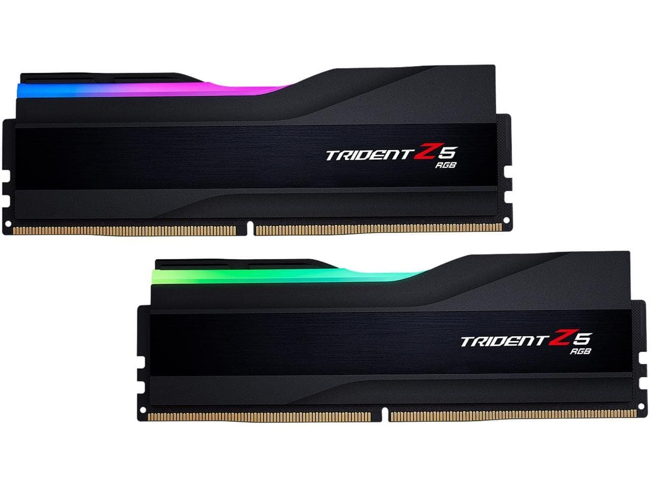 Trident Z5 RGB Series DDR5 RAM (Intel XMP 3.0) 48GB (2x24GB) 7200MT/s CL36-46-46-115 1.35V Desktop Computer Memory U-DIMM - Matte Black (F5-7200J3646F24GX2-TZ5RK)