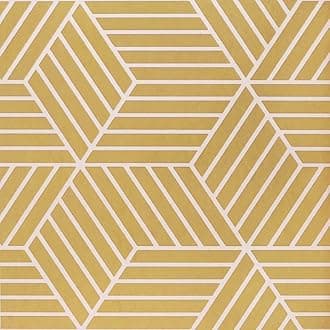 Retro Self Adhesive 12-Inch Vinyl Floor Tiles, 20 Tiles - 12" x 12", Latte Pattern - Peel & Stick, DIY Flooring for Kitchen, Dining Room, Bedrooms & Bathrooms by Achim Home Decor, Tan