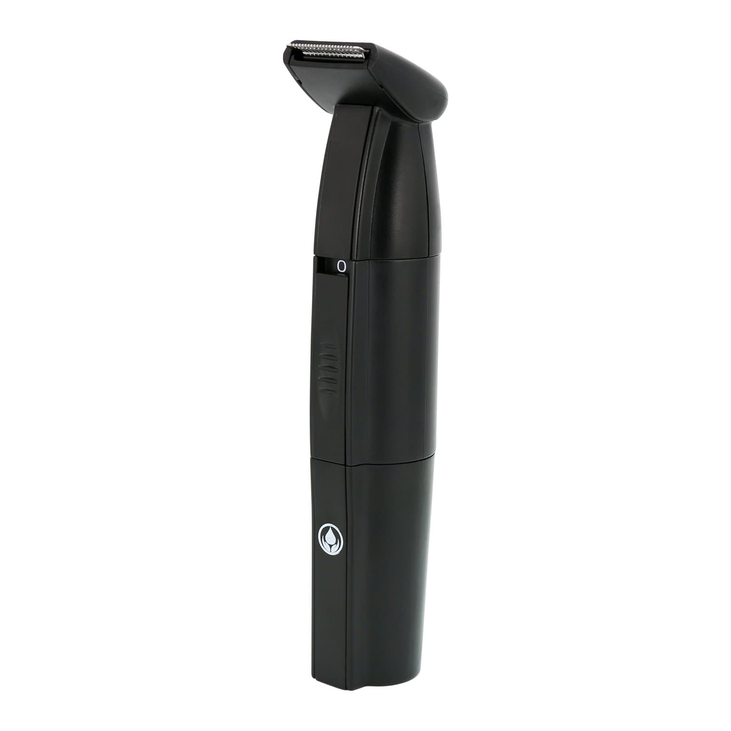 Battery Powered 2-in1 Nose and Ear Hair Trimmer with Multiple Attachments