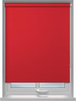 Home In Style 4U Roller blinds Thermal Blackout Roller blind - Trimmable UV Protection Child Safe Home Office Window Blinds Room Darkening shades Red Blind 210cm wide x 165cm drop