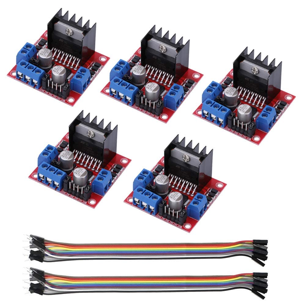 L298N Motor Driver Controller Board Module Stepper Motor DC Dual H-Bridge for Smart Car Power MEGA R3 Mega2560