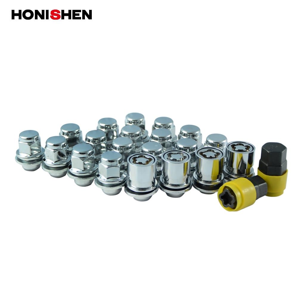 Mag Style Wheel Nut and Lock Nut Set (12x1.5 Thread)