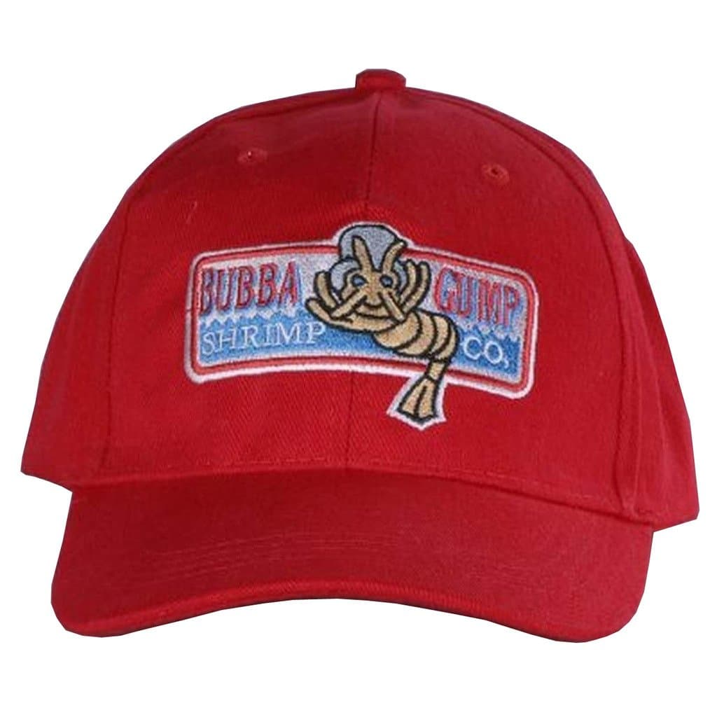 COSJZKUKU Forrest Gump Cap Bubba Gump Shrimp Hat Red Adjustable Bubba Gump Baseball Cap