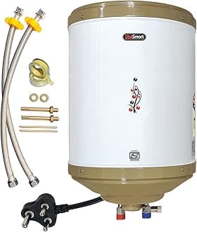 DIGISMART 35 L Storage 2 KVA BEE 5-Star Rating Geyser with 304L SS Tank, ABS Top & Bottom, HD ISI Element, Free Installation Kit, Adjustable Outer Thermostat, 2-Year Warranty (Ivory)