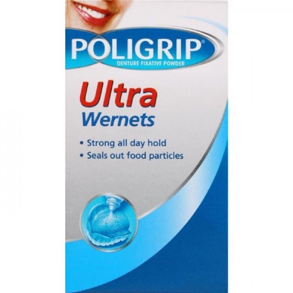 THREE PACKS of Ultra Wernets Denture Fixative Powder