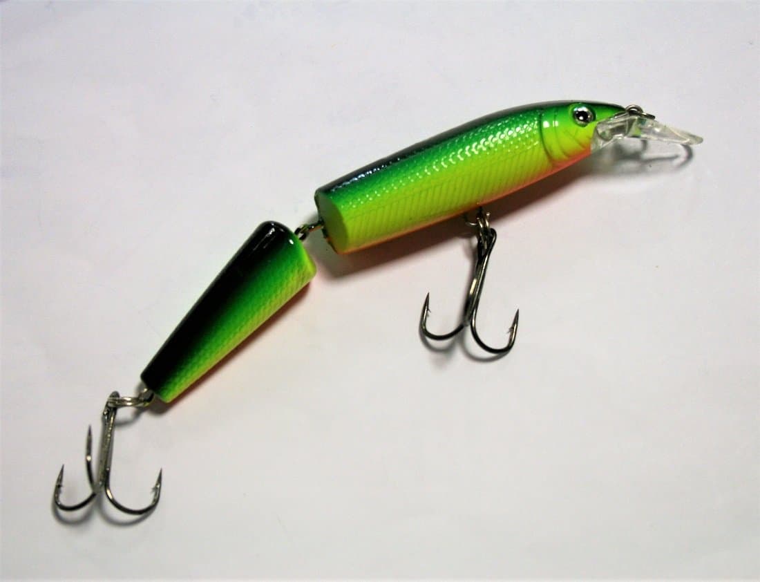SHAKESPEARE DEVIL'S OWN JOINTED WOBBLER PLUG 11.5cm 11g FIRETIGER