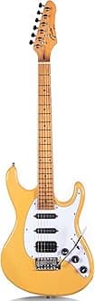 Grote Electric Solid Body Guitar Modern-GST For Beginners (Vintage blonde)