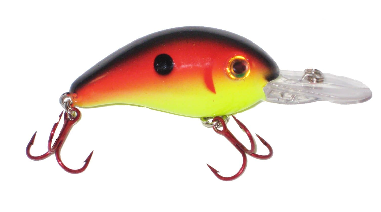 Strike King Slab-Hammer Crappie Crank Bait (Chart-Red Back, 3-Inch)