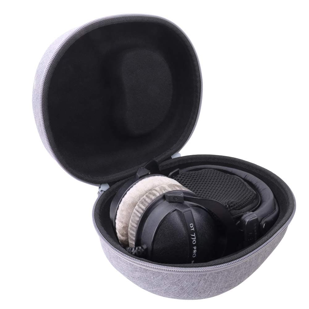Aenllosi Hard Carrying Case for Beyerdynamic DT 770 PRO 32/80/250 Ohm Over-Ear Studio Headphones Gray us-yan-0921