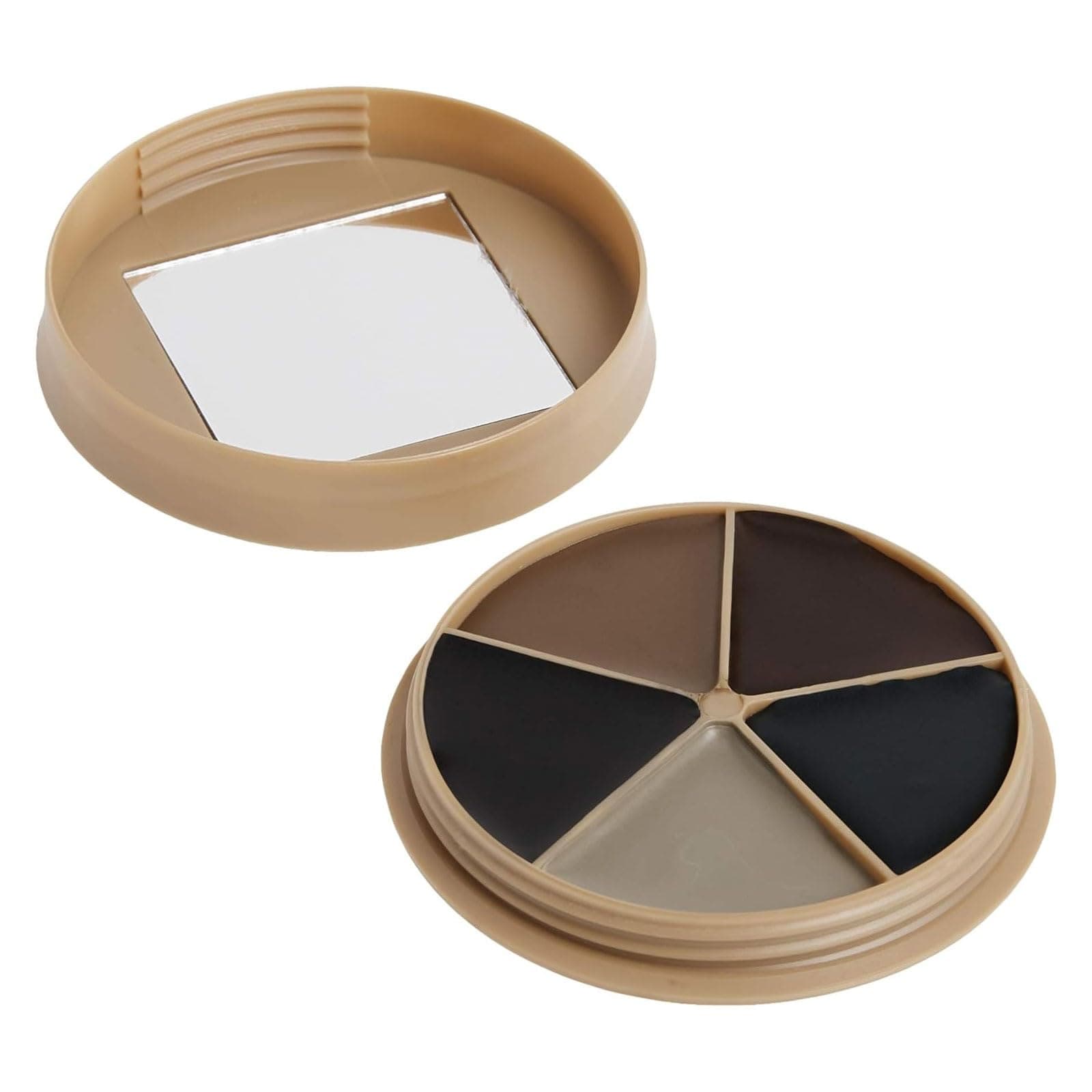 5 COLOR CAMO FACE PAINT KIT WITH MIRROR