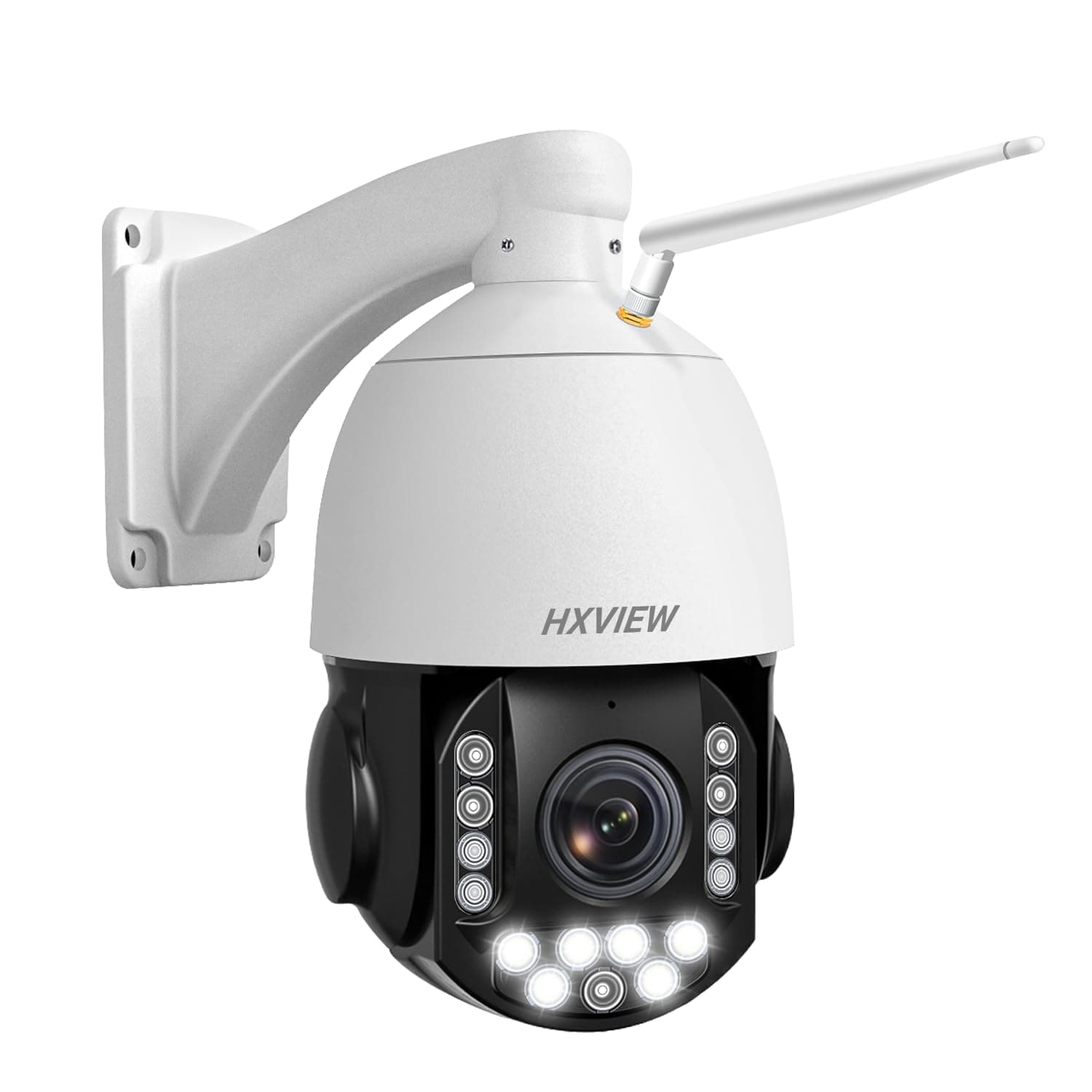 4K Outdoor PTZ Security Camera with 30X Optical Zoom, 1000ft Night Vision, 8MP 360° Wireless RTSP WiFi IP Camera, Auto Tracking, Detection