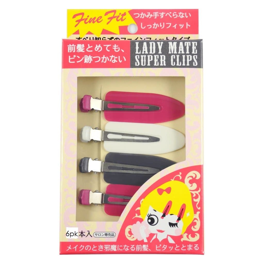 Authentic Lady Mate NO MARK Pin Curl Hair Clips 2/6 Packs (12 clips total) NON-RETURNABLE due to Health & Sanitation Code. + FREE Double Dip Comb Brush ($4 value)