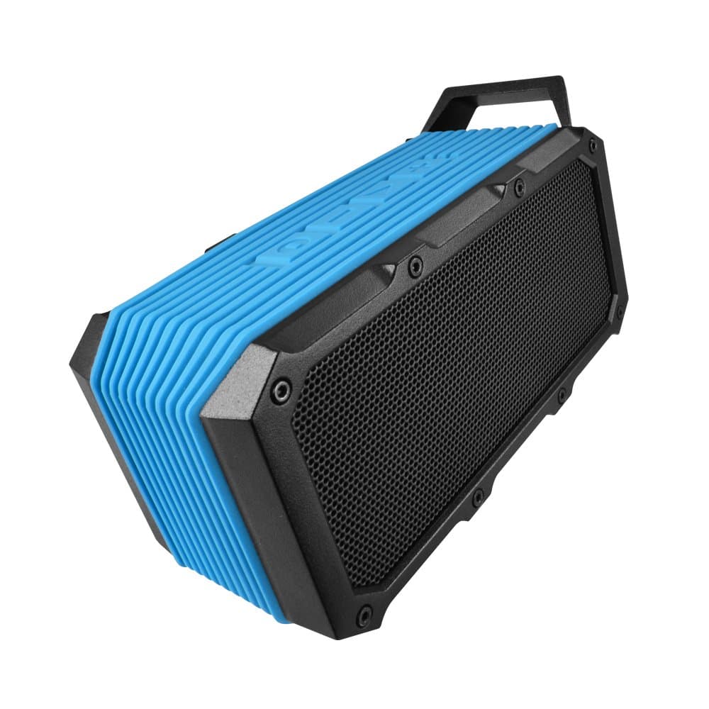 Divoom VOOMBOX ONGO Water Resistant, Biking, BluetSpeaker with Mic for Apple iPhone 5, 4s, 4, iPod, iPad, Mac, Tablet, Samunooth Portable g Galaxy S3, S2, Windows, Latptop, Mp3 Player-Official (Blue)