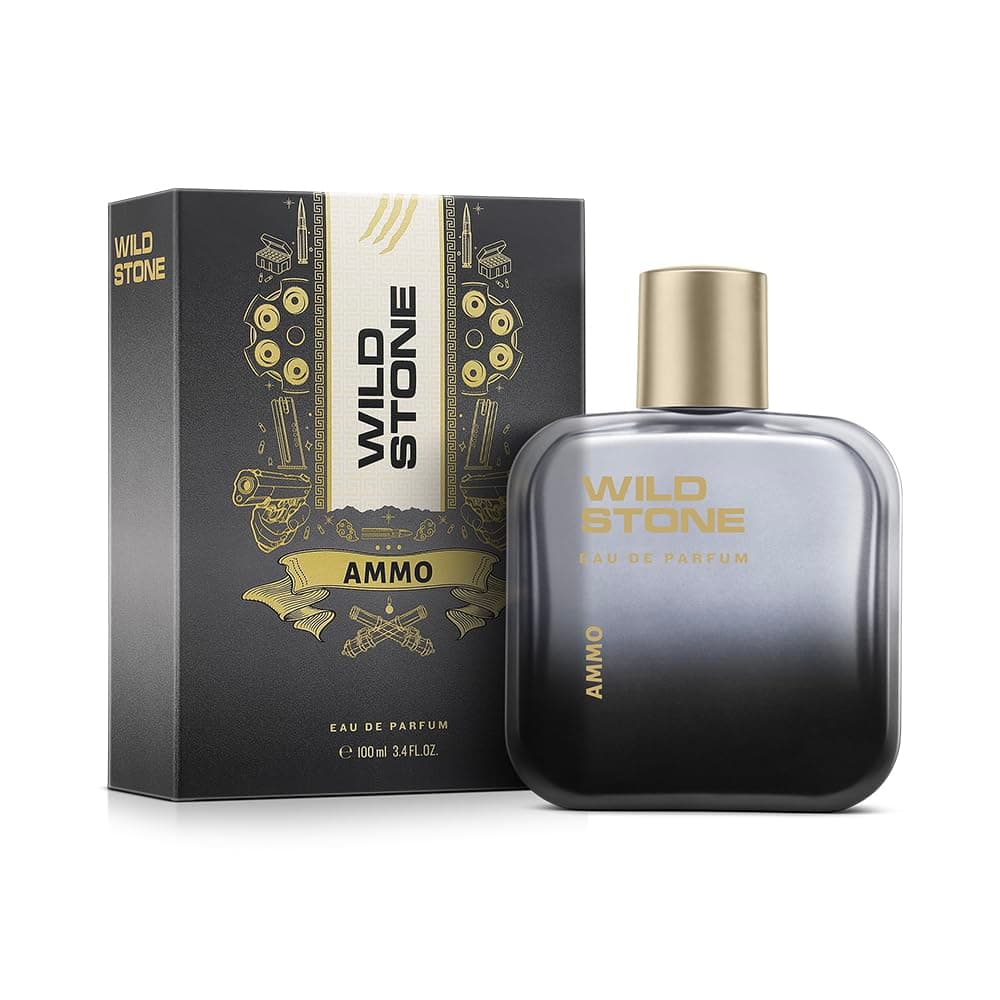 Wild Stone Ammo Eau De Parfum For Men, 100ml Spicy & Woody Long Lasting Perfume Spray, Premium Perfume, EDP