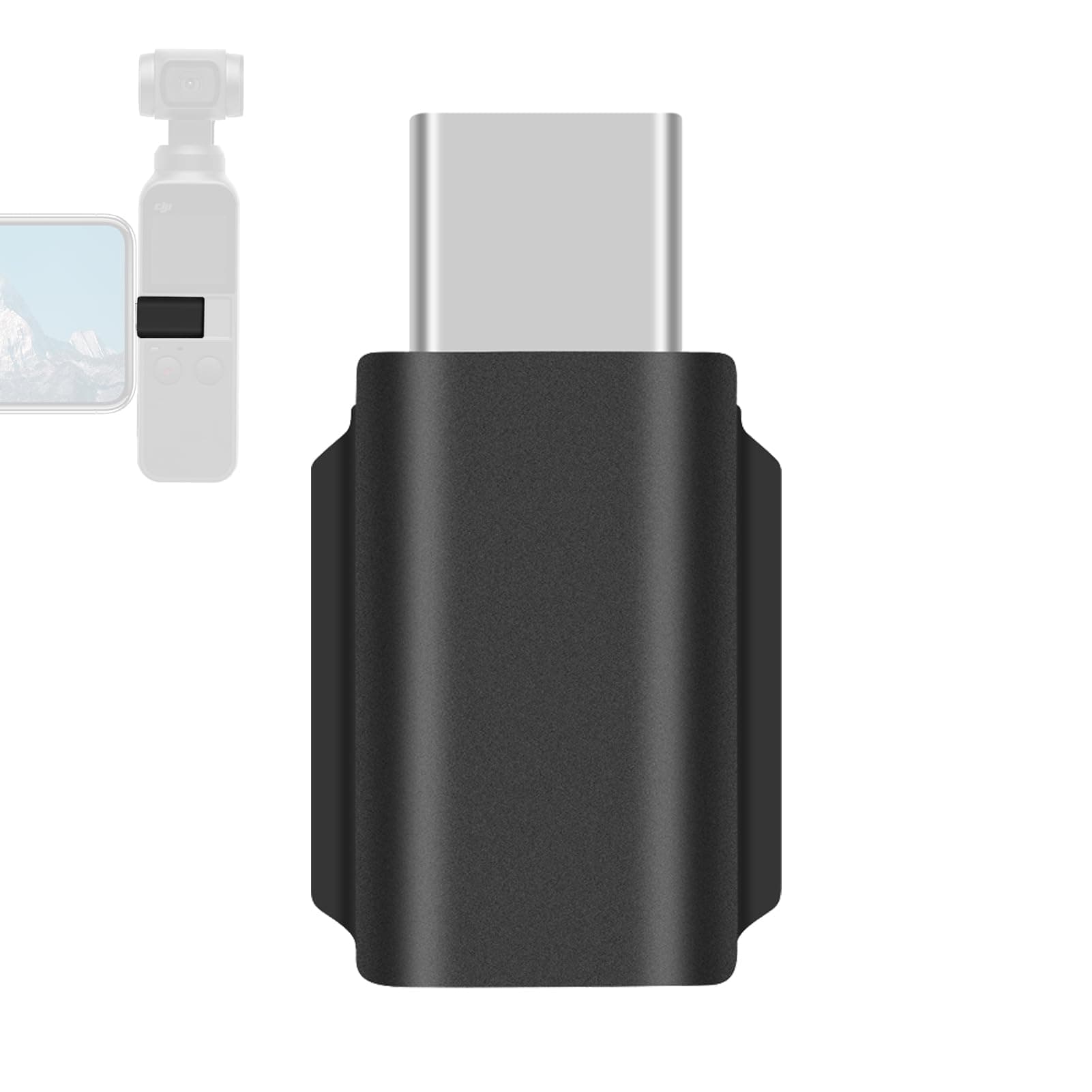 CAPART Phone Adapter for DJI DJI OSMO Pocket 2 and Osmo Pocket, iOS Phone Connector Adapter, Fast Transmitting NO Delay (to Smartphone USB-C)