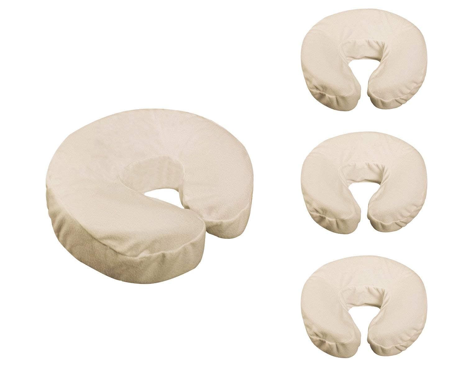 Fitted Flannel Face Cradle Covers - 4 Pack by Massage Tables