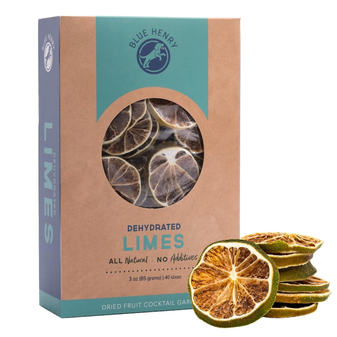 Dehydrated Lime Wheels - 3 oz - 40 slices - Natural Fruit