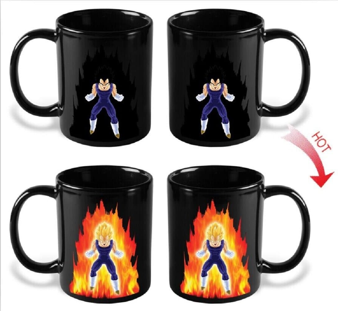 Collective Vegeta Color Changing Heat Reactive Coffee Mug