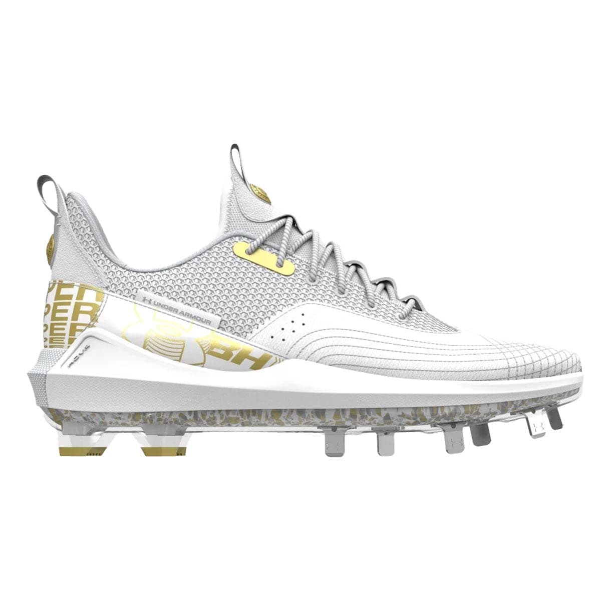 Under ArmourHarper 7 Low Metal Baseball Cleats White | White Size 7.5 Medium