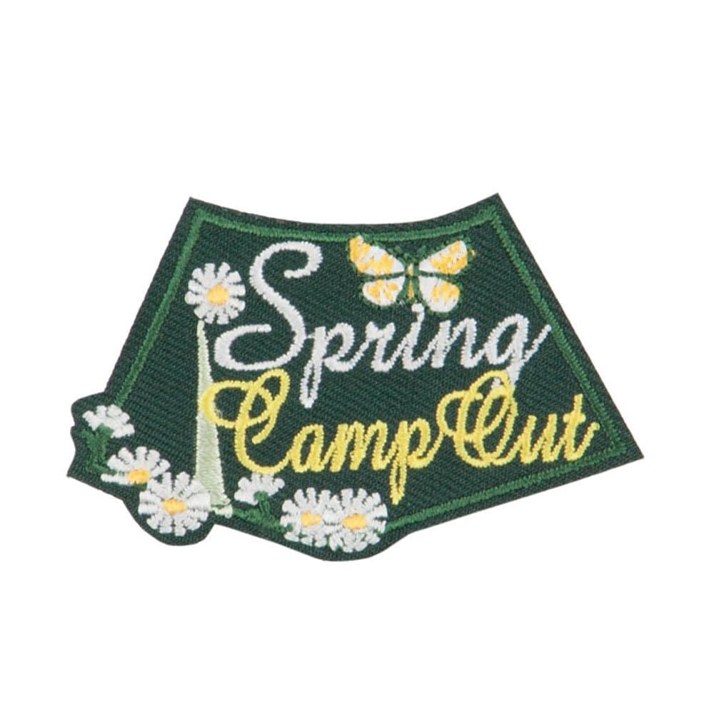Spring Season Camp Out Patches - Dk Green OSFM