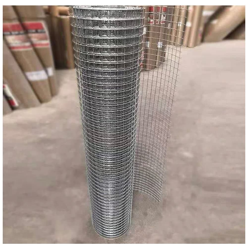 Stainless Steel Welded Wire Mesh 304, 1/2 Inch Mesh Hardware Cloth, Never Rust and Heat Resistant, Chicken Fencing, Poultry Netting, Vegetables Garden Fence (Color : Silver, Size : 0.8x3m)