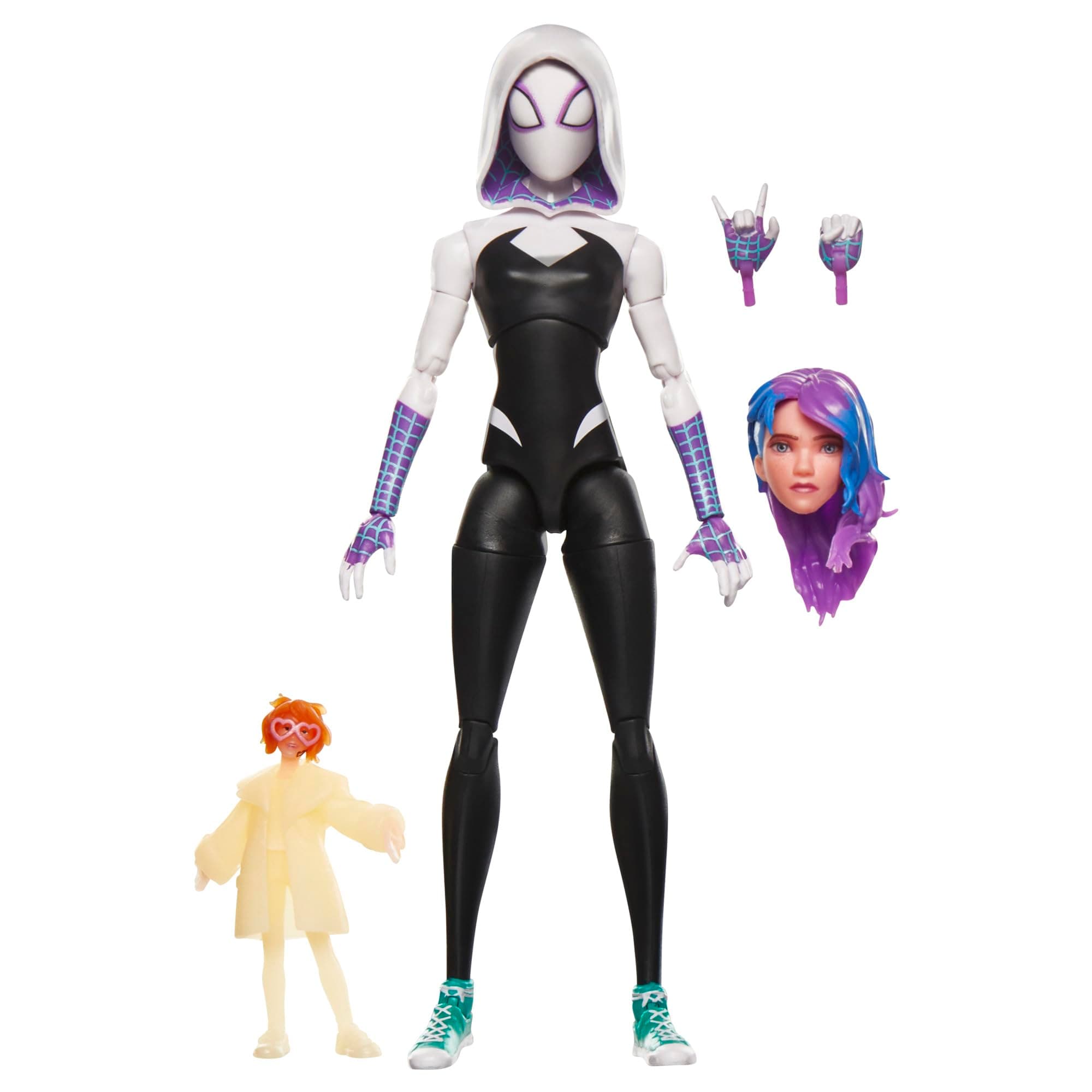 Legends Series Spider-Gwen, Spider-Man: Across The Spider-Verse Collectible 6 Inch Action Figure