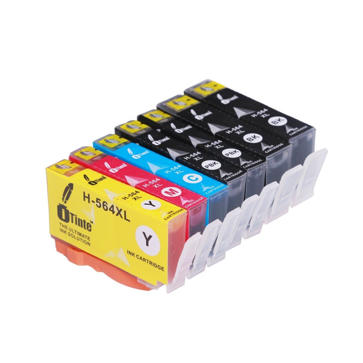 iTinte Compatible HP 564XL ink cartridges 7 Pack (2B2PCMY) for HP Photosmart 5520 6520 7520 5510 6510 7510 7525 B8550 C6380 D7560 Officejet 4620 Deskjet 3520